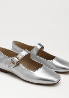 Sam Edelman Michaela Mary Jane Flat - Soft Silver