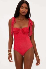 Beach Riot Dede One Piece - Red Hot Shine