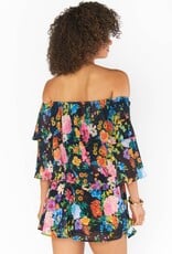 Show Me Your Mumu Triple Decker Romper - Midnight Botanical Floral