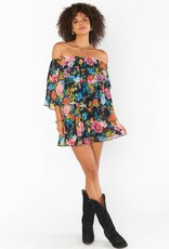 Show Me Your Mumu Triple Decker Romper - Midnight Botanical Floral