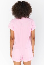 Show Me Your Mumu Range Romper - Candy Pink Denim