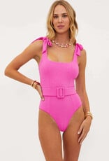 Beach Riot Sydney One Piece - Petal Pink Scrunch