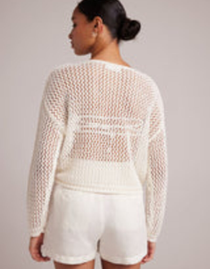 Bella Dahl Relaxed Dropped Shoulder Sweater - Off White