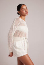 Bella Dahl Relaxed Dropped Shoulder Sweater - Off White