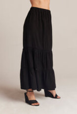 Bella Dahl Ladder Trim Maxi Skirt - Black