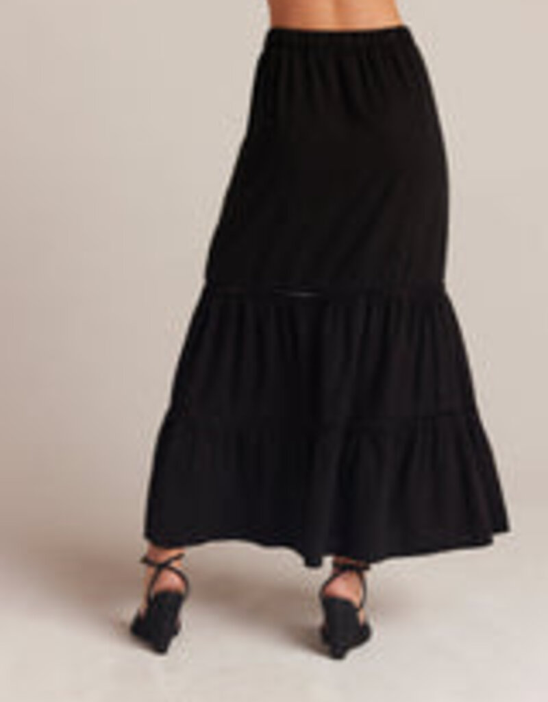 Bella Dahl Ladder Trim Maxi Skirt - Black