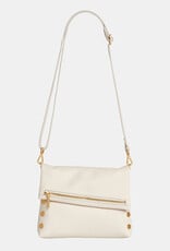 Hammitt VIP Medium Crossbody Clutch - Calla Lily White/Brushed Gold