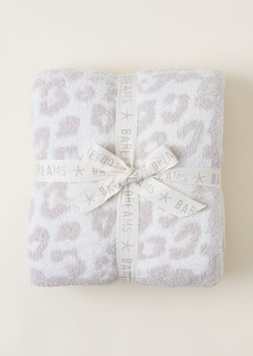 Barefoot Dreams CozyChic® Barefoot in the Wild® Throw - Cream/Stone