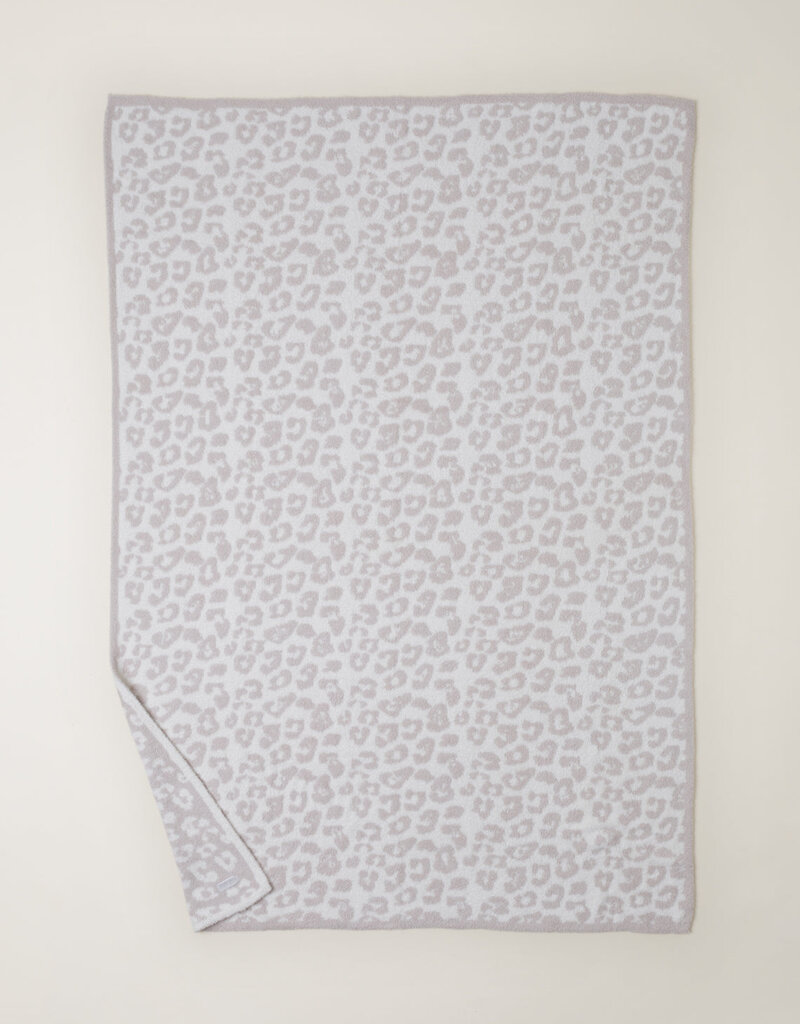 Barefoot Dreams CozyChic® Barefoot in the Wild® Throw - Cream/Stone