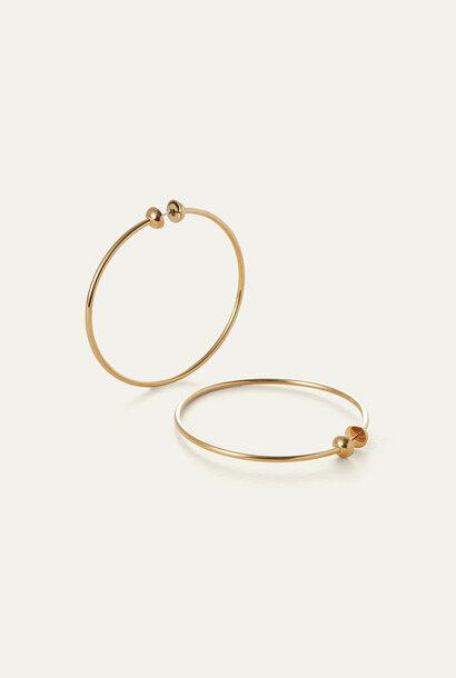 Icon Hoop Medium - Gold