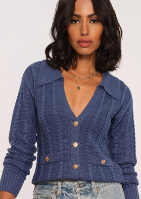 LNA Abi Open Knit Cardigan