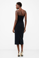French Connection Echo Crepe Strapless Dress - Blackout