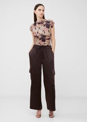 French Connection Chloetta Cargo Trouser - Chocolate Torte