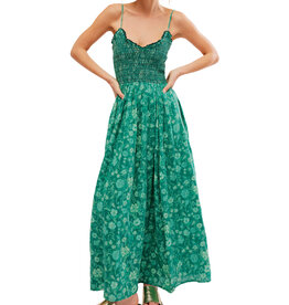 Free People Sweet Nothings Midi - Forest Combo
