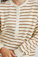 Rails Joan Sweatshirt - Carmel Stripe