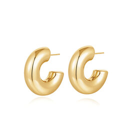 LUV AJ Noemi Hoops - Gold