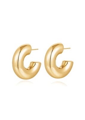 LUV AJ Noemi Hoops - Gold