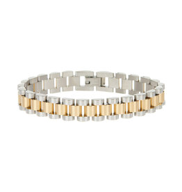 LUV AJ Two-Toned Timepiece  Bracelet - Combo