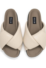 ROAM Foldy Puffy Sandals - Cream