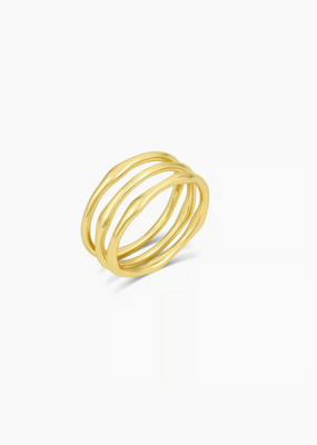 Gorjana Jagger Ring Set - Gold