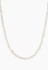 Gorjana Carter Gemstone Necklace - Mother of Pearl