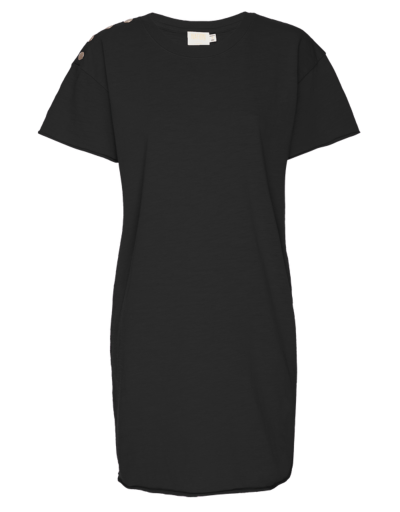 Nation Rowan T-Shirt Dress - Jet Black