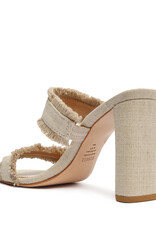 Schutz Amely Fabric Sandal - Oyster