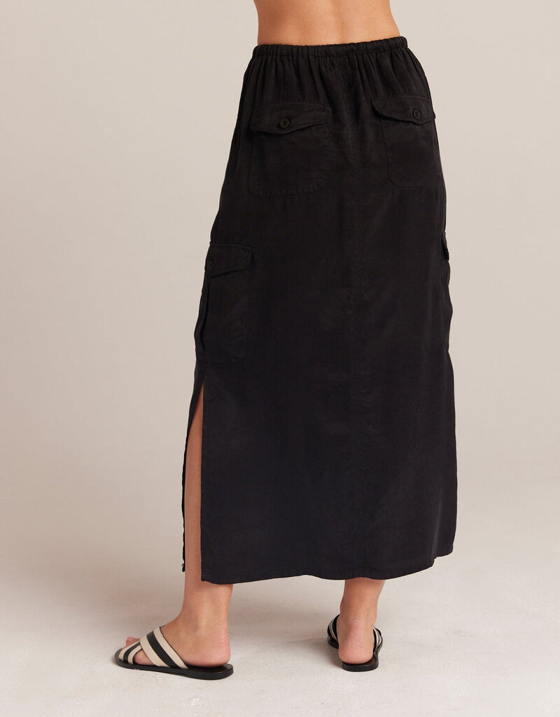 Bella Dahl Goldie Bellow Pocket Cargo Skirt - Black