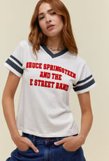 Daydreamer Bruce Springsteen And The E Street Band Sporty Tee - Vintage White