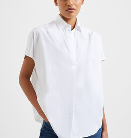French Connection Poplin Shirting Popover - Linen White