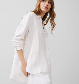 French Connection Birdie Linen Shorts - Linen White