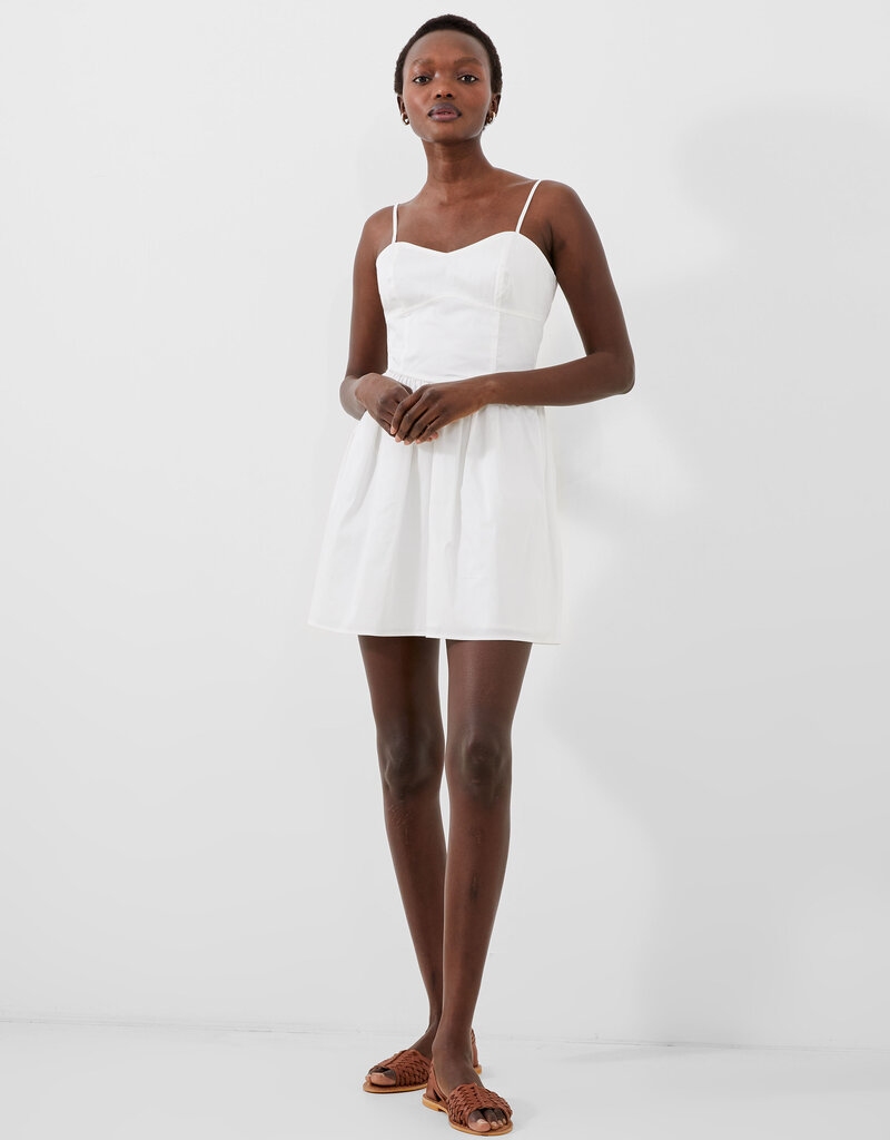 French Connection Florida Strappy Flared Dress - Summer White