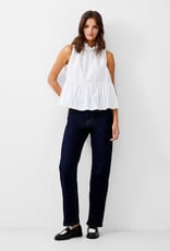 French Connection Rhodes Poplin Top - Linen White