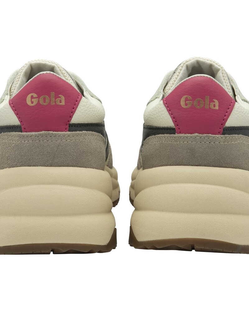 Gola Women's Saturn Quadrant Sneakers - Off White/Feather Grey/Storm