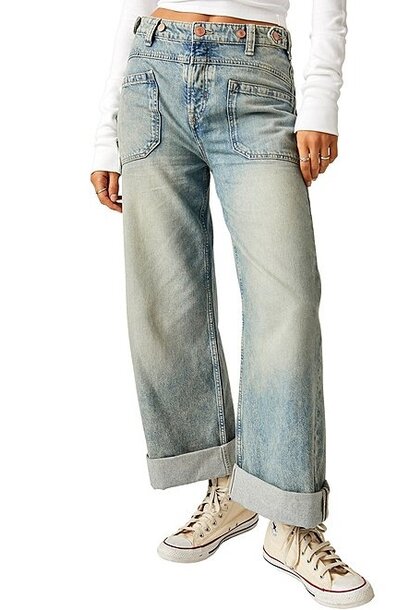 Palmer Cuffed Jeans - La La Land