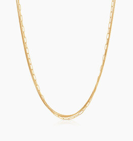 Thatch Rosalie Triple Strand Necklace - Gold