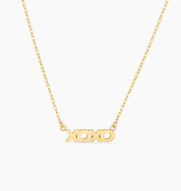 Thatch XOXO Script Necklace - Gold
