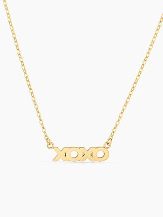 Thatch XOXO Script Necklace - Gold