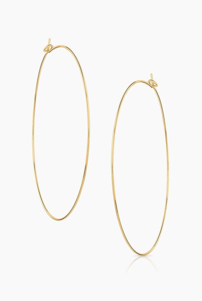 Lola Hoop Earrings - Gold