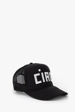 Clare V. Ciao Trucker Hat - Black/Cream