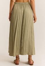Z Supply Kahleese Luxe Sheen Midi Skirt - Meadow