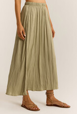 Z Supply Kahleese Luxe Sheen Midi Skirt - Meadow