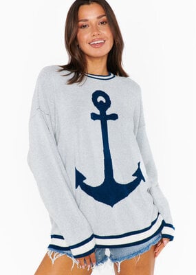 Show Me Your Mumu Adventure Sweater - Anchor Grpahic Knit