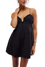 Free People Altura Mini Dress - Black