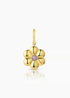 Gorjana Lavender Flower Parker Charm