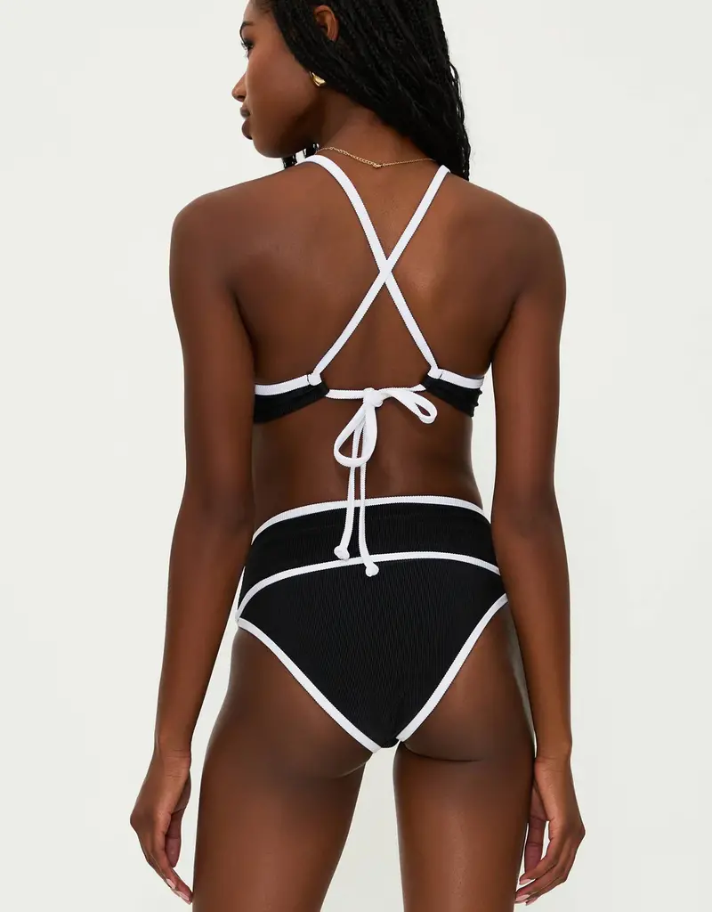 Beach Riot Kori Top - Black and White