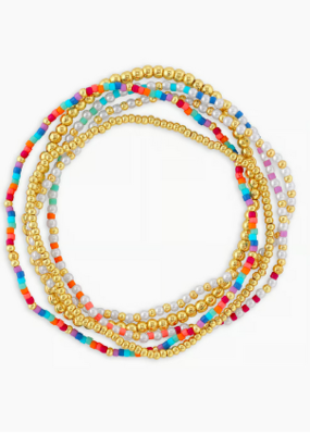 Gorjana Poppy Gold Bracelet Set of 5
