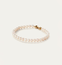Jenny Bird Noa Bracelet - Large Gold/Pearl