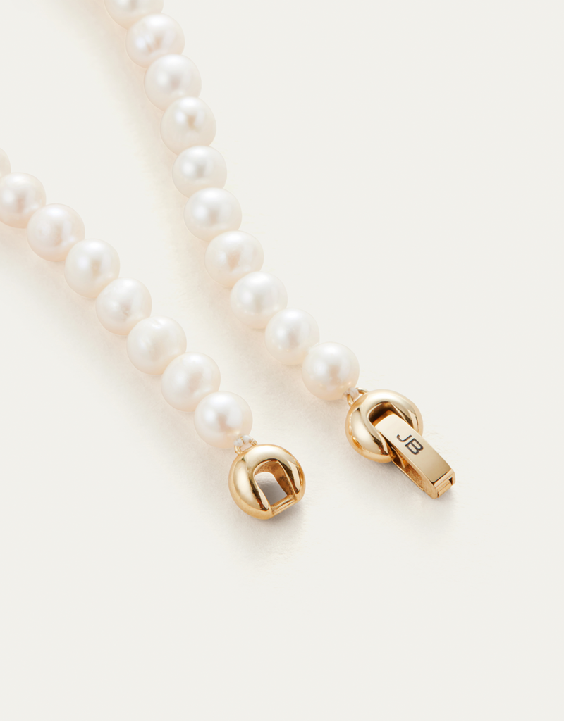 Jenny Bird Noa Bracelet - Large Gold/Pearl