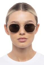 Le Specs Lost Legacy - Gold Green Mono